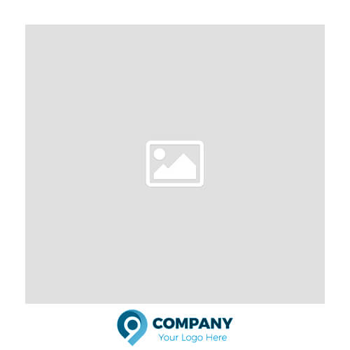 Sample photo template overlay with a branded border